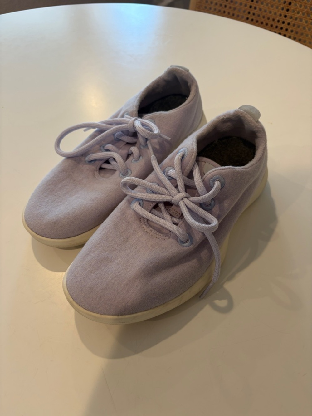 allbirds Women's Lilac Wool Running Sneakers